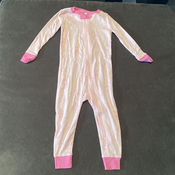 Toddler Girl Bundle 4 CloudIsland Onsies & 2 Cat & Jack Footless Pajama 24M NWT - Picture 3 of 9